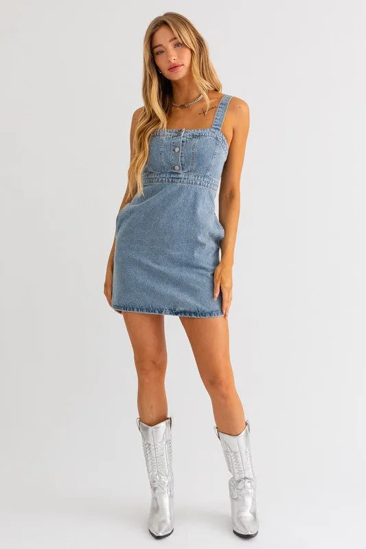 Shauna Empire Denim Dress