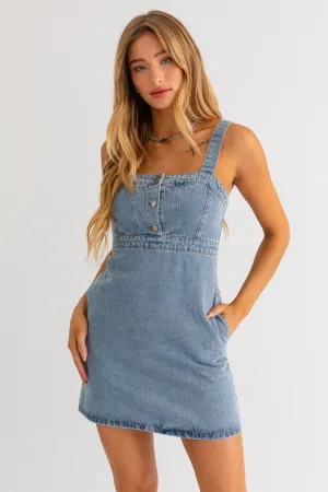 Shauna Empire Denim Dress