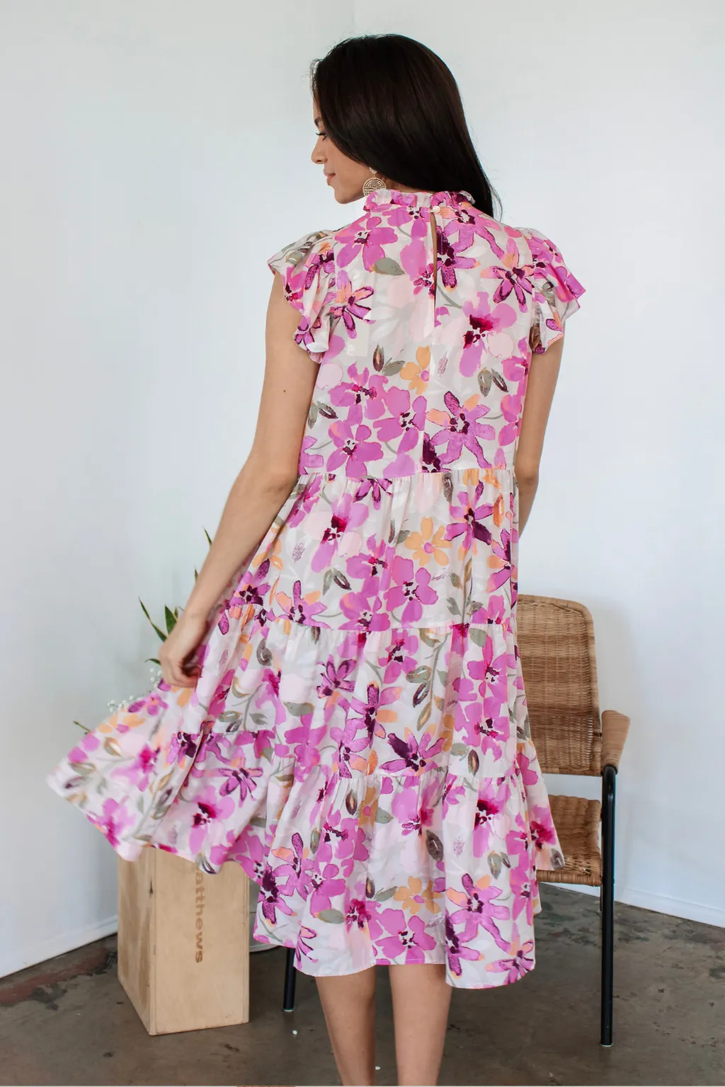 Superbloom Floral Midi Dress