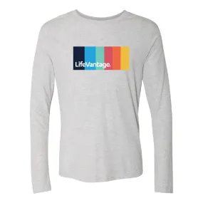 Unisex LV Color Blocks Long Sleeve Tee