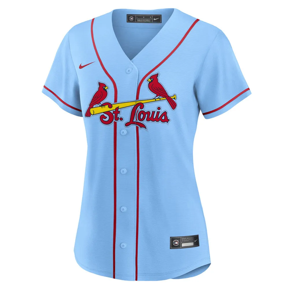 Women's St. Louis Cardinals Nolan Arenado Alternate Player Jersey - Light Blue