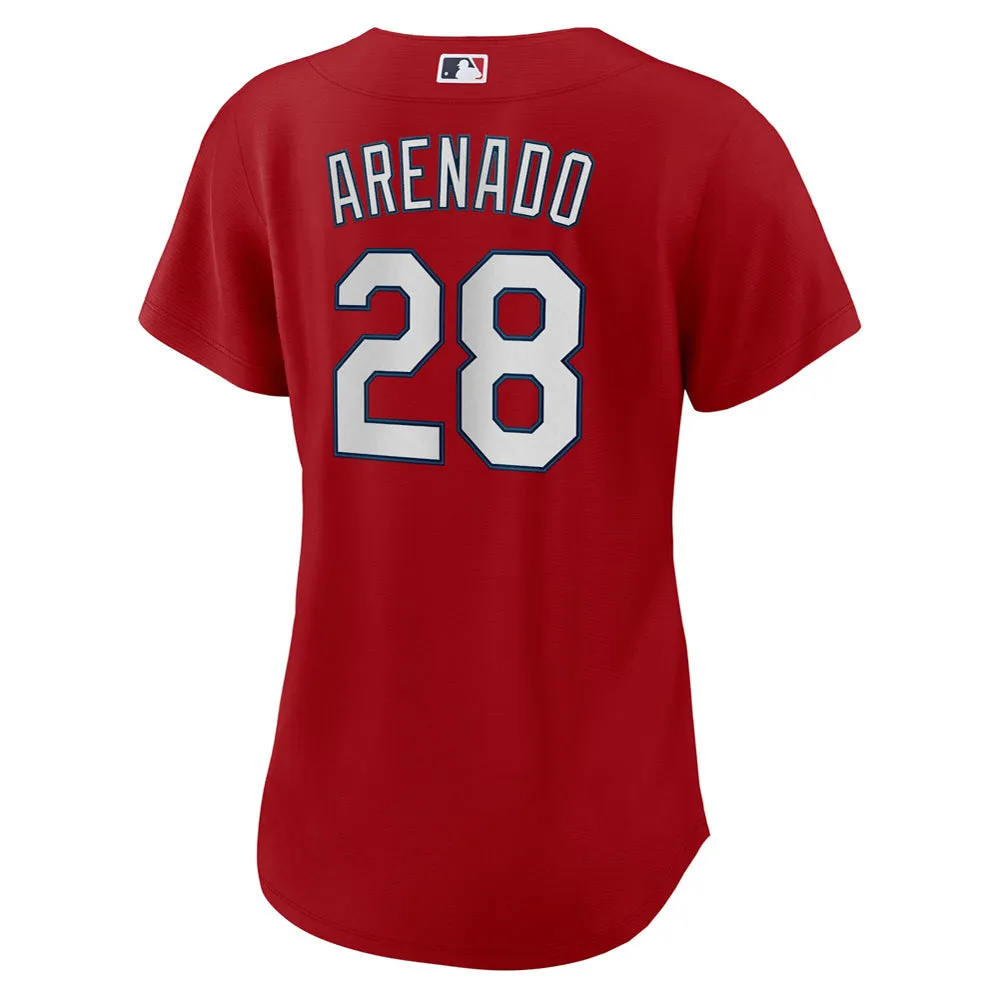 Women's St. Louis Cardinals Nolan Arenado Alternate Player Jersey - Red