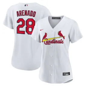 Women's St. Louis Cardinals Nolan Arenado Home Official Player Jersey - White