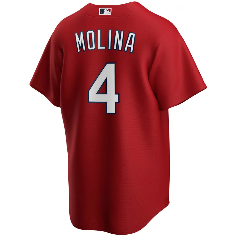 Youth St. Louis Cardinals Yadier Molina Alternate Player Jersey - Red